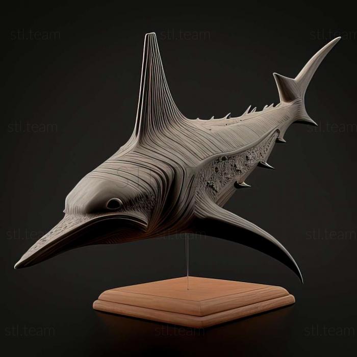 3D модель Nototodarus hawaiiensis (STL)